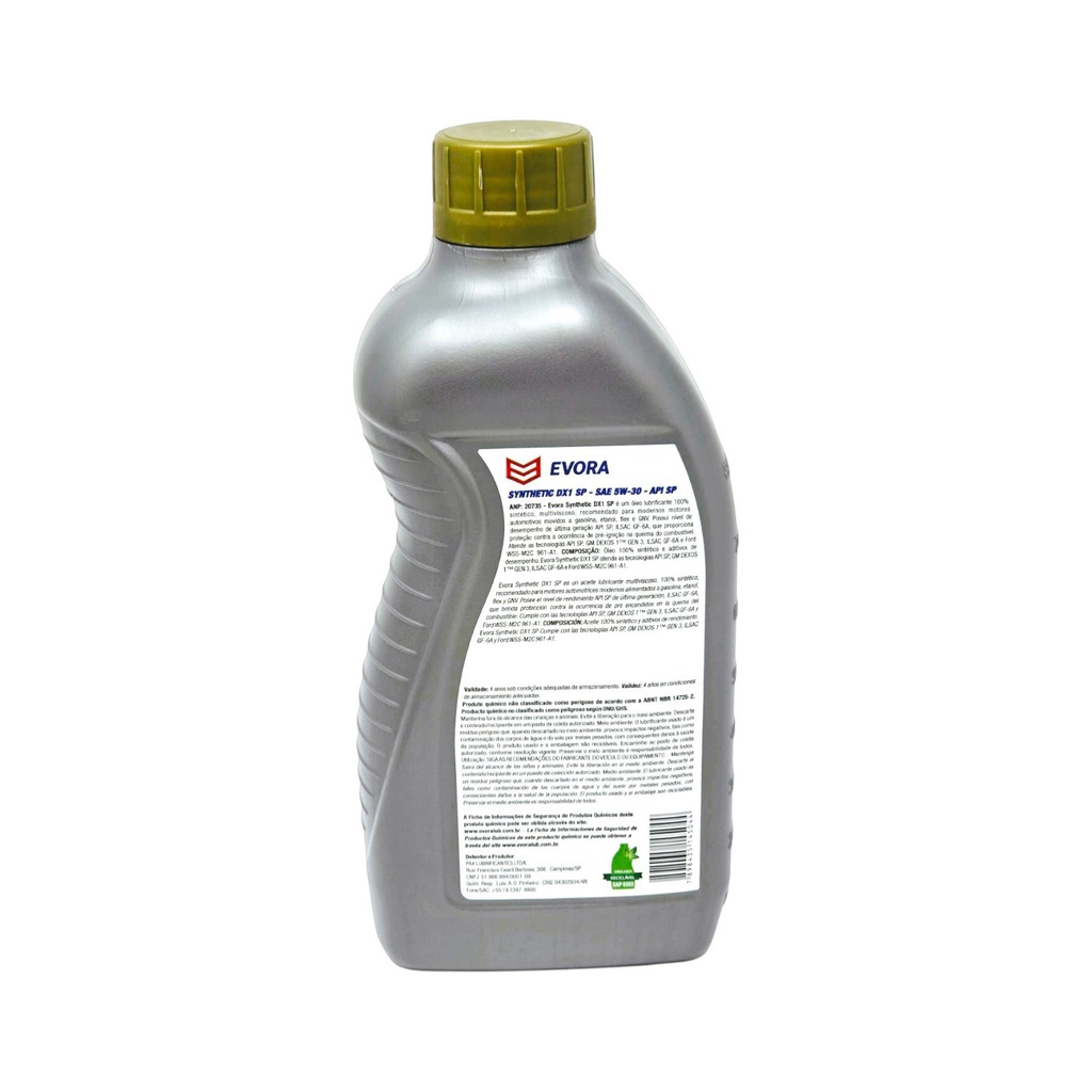 Aceite 5W/30 Evora Full Sintetico