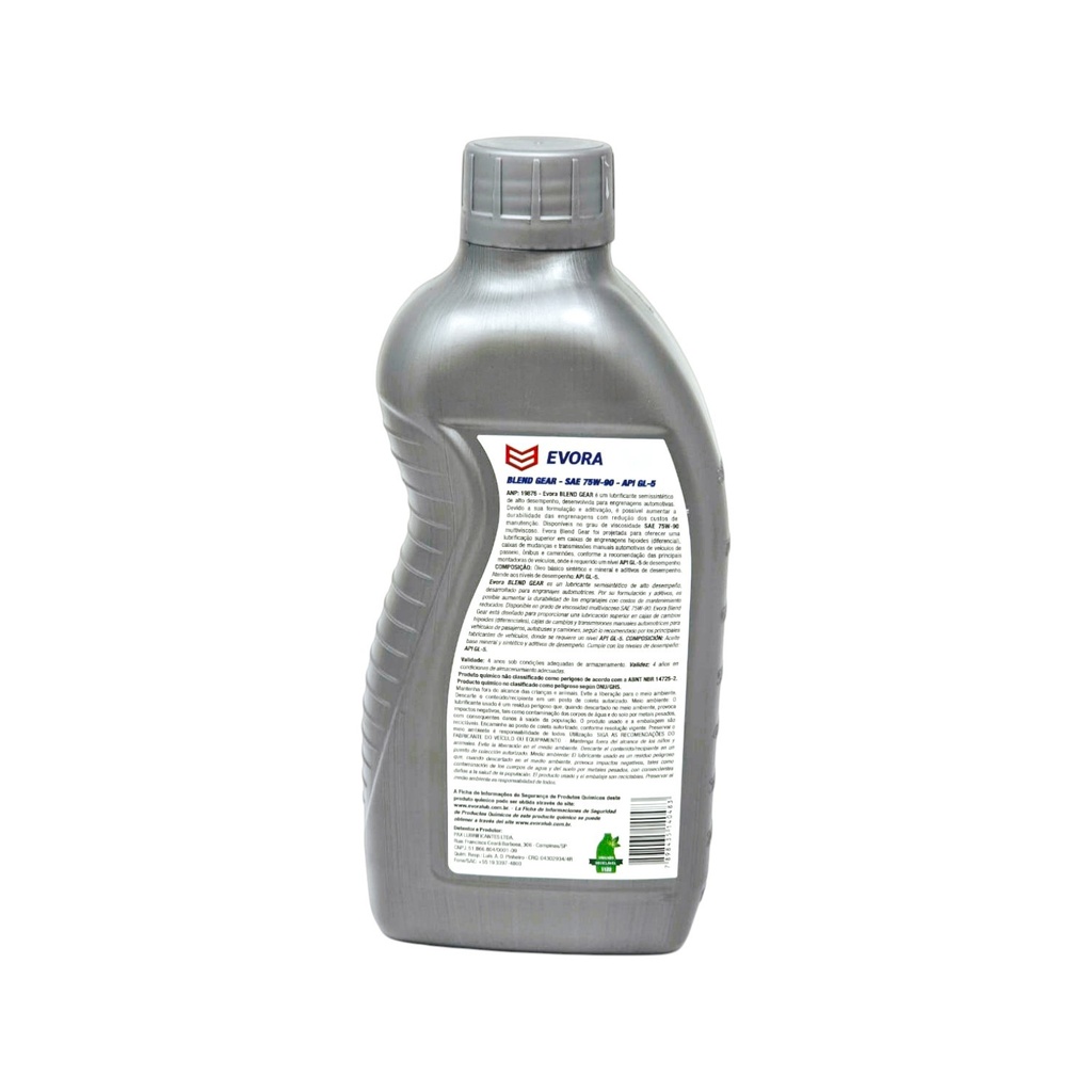 Aceite 75W90 semisintético Evora SAE 1lts